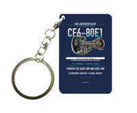 Thumbnail for CF6-80E1 Key Chain design on navy blue key chain