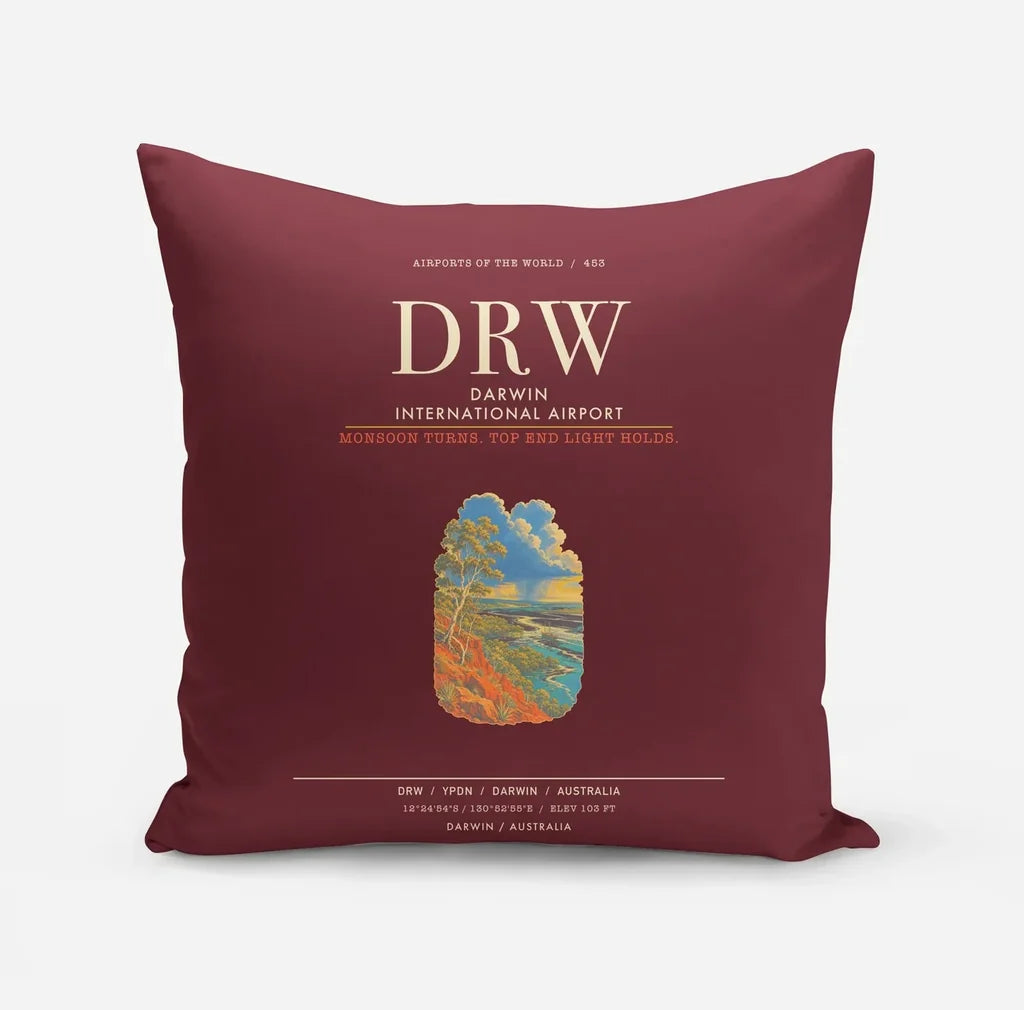 Darwin International Airport DRW - Dark Red