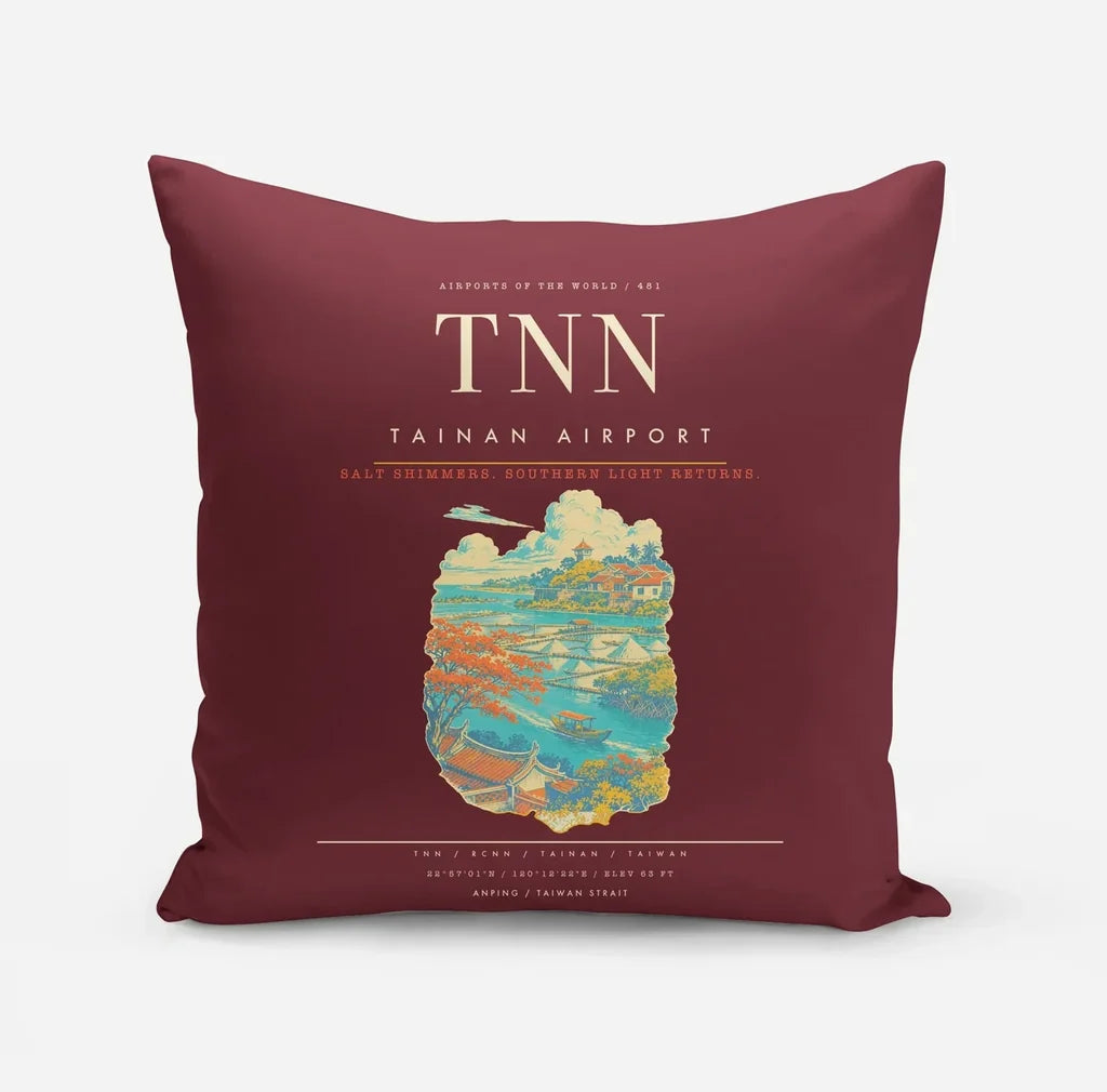 Tainan Airport TNN - Dark Red