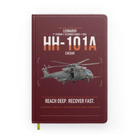 Thumbnail for Leonardo HH-101A Caesar design on dark red notebook