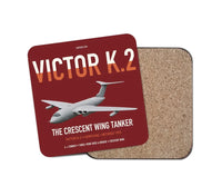 Thumbnail for Handley Page Victor K.2 design on dark red 1 piece coaster