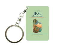 Thumbnail for Jönköping Airport (JKG) design on light green key chain