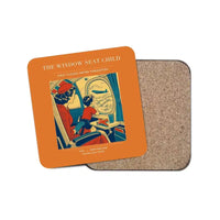 Thumbnail for The Window Seat Child - Designed Coasters design on orange 1-piece
