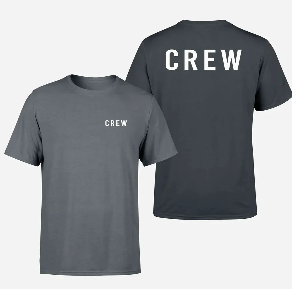 CREW & Text Designed Double-Side T-Shirts - view 12