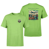 Thumbnail for VINTAGE G4089 - The Runway Garden - Double-Side T-Shirt design on lightgreen double side t shirt
