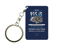 Thumbnail for 915 iS Key Chain design on navy blue key chain