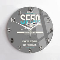 Thumbnail for Cirrus Vision Jet G2+ design on gray no frame wall clock