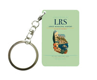 Thumbnail for Leros Municipal Airport (LRS) design on light green key chain