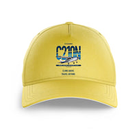Thumbnail for Cessna T210N Centurion design on yellow printed hat