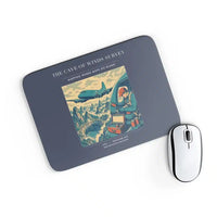 Thumbnail for VINTAGE G4293 - The Cave Of Winds Survey - Designed Mouse Pads design on navyblue rectangle