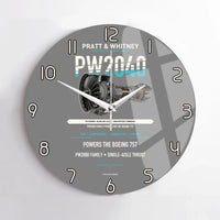 Thumbnail for PW2040 design on gray no frame wall clock