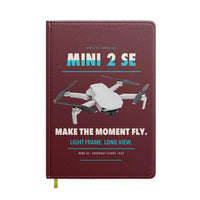 Thumbnail for DJI Mini 2 SE design on dark red notebook