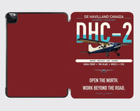 Thumbnail for DHC-2 Beaver Mk I design on dark red ipad tablet case