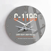 Thumbnail for C-119G Flying Boxcar design on gray no frame wall clock