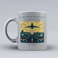 Thumbnail for VINTAGE G4303 - The Runway Light River - Ceramic Mug design on lightgray
