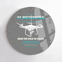 Thumbnail for DJI P4 Multispectral design on gray no frame wall clock