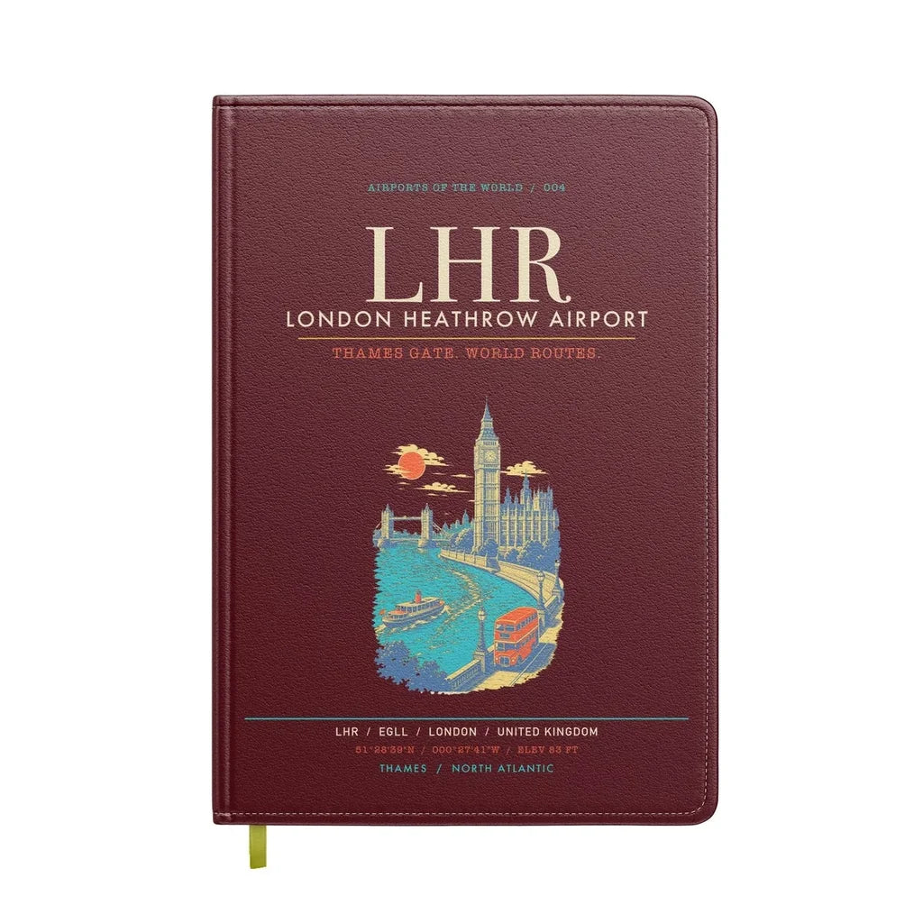 London Heathrow Airport LHR - Dark Red