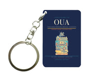 Thumbnail for Thomas Sankara International Airport OUA — Ouagadougou Key Chain design on navy blue key chain