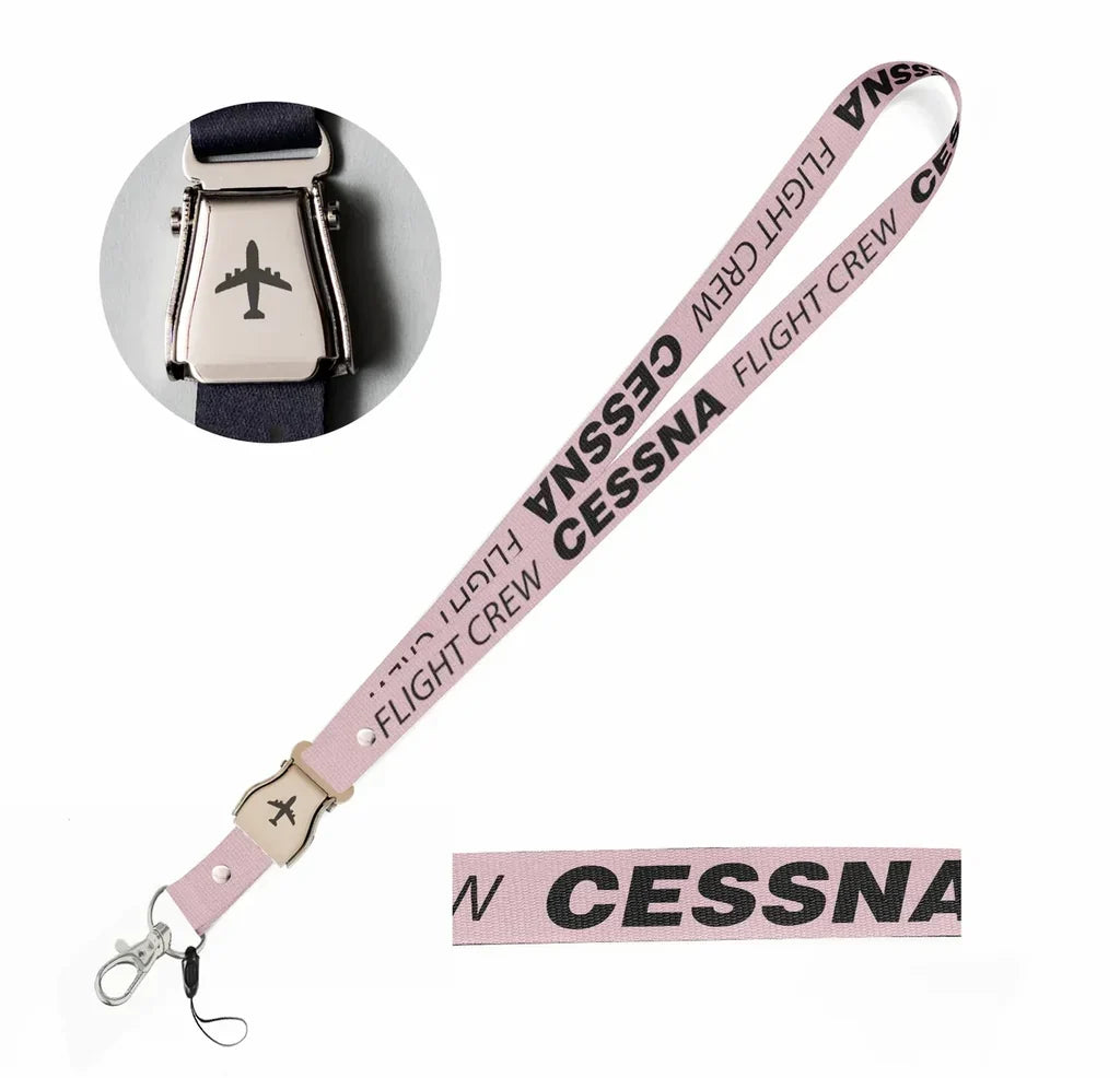 CESSNA Flight Crew seat belt lanyard - pink
