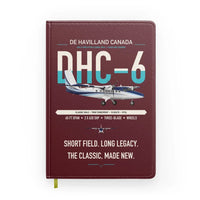 Thumbnail for DHC-6 Twin Otter Classic 300-G design on dark red notebook