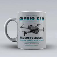 Thumbnail for X10 Mug design on light gray skydio