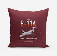 Thumbnail for E-11A BACN design on dark red pillow
