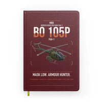 Thumbnail for MBB BO 105P PAH-1 design on dark red notebook