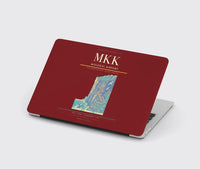 Thumbnail for Molokai Airport (MKK) design on dark red MacBook case