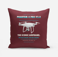 Thumbnail for DJI Phantom 4 Pro V2.0 design on dark red pillow