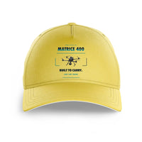 Thumbnail for DJI Matrice 400 design on yellow printed hat