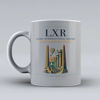 Thumbnail for International Airport LXR Mug design on light gray luxor