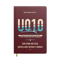 Thumbnail for Airbus U010 Aliaca VTOL design on dark red notebook