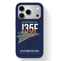 Thumbnail for Saab J 35F Draken design on navy blue magsafe iphone case, for iPhone 17 Pro