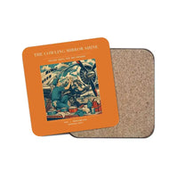 Thumbnail for The Cowling Mirror Shine - Designed Coasters design on orange 1-piece