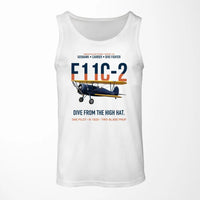 Thumbnail for F11C-2 Goshawk Dive from the High Hat design on white tank top