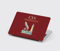 Thumbnail for Cheyenne Regional Airport (CYS) design on dark red MacBook case