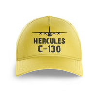Thumbnail for Military Transport Airplane C 130 printed hat - yellow
