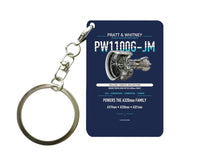 Thumbnail for PW1100G-JM Key Chain design on navy blue key chain