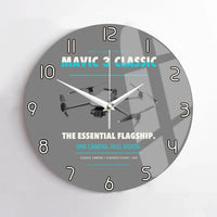Thumbnail for DJI Mavic 3 Classic design on gray no frame wall clock