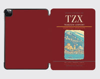 Thumbnail for Trabzon Airport (TZX) design on dark red ipad tablet case
