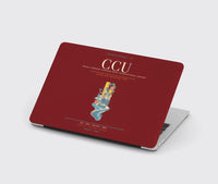 Thumbnail for Netaji Subhash Chandra Bose International Airport Kolkata CCU - Hooghly Letterpress Rain - Dark Red
