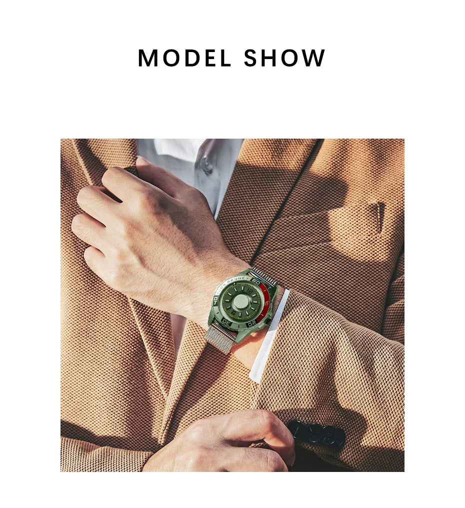 Magnetic Metal Multi-Functional Watch - view 12