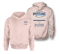 Thumbnail for Cessna Citation Mustang design on pink double-side hoodie, double-side print
