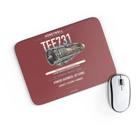 Thumbnail for TFE731 design on dark red rectangle mouse pad