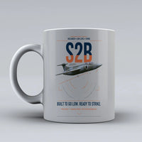 Thumbnail for Blackburn Buccaneer S2B design on light gray ceramic mug, double-side print