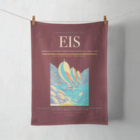 Thumbnail for Terrance B. Lettsome International Airport (EIS) design on dark red towel