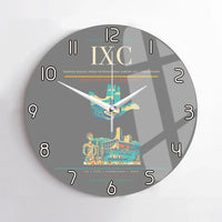 Thumbnail for Shaheed Bhagat Singh International Airport (IXC) design on gray no frame wall clock