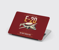 Thumbnail for E-2D Advanced Hawkeye design on dark red MacBook case