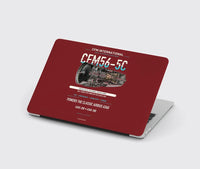 Thumbnail for CFM56-5C design on dark red MacBook case
