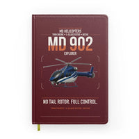 Thumbnail for MD Helicopters MD 902 Explorer design on dark red notebook